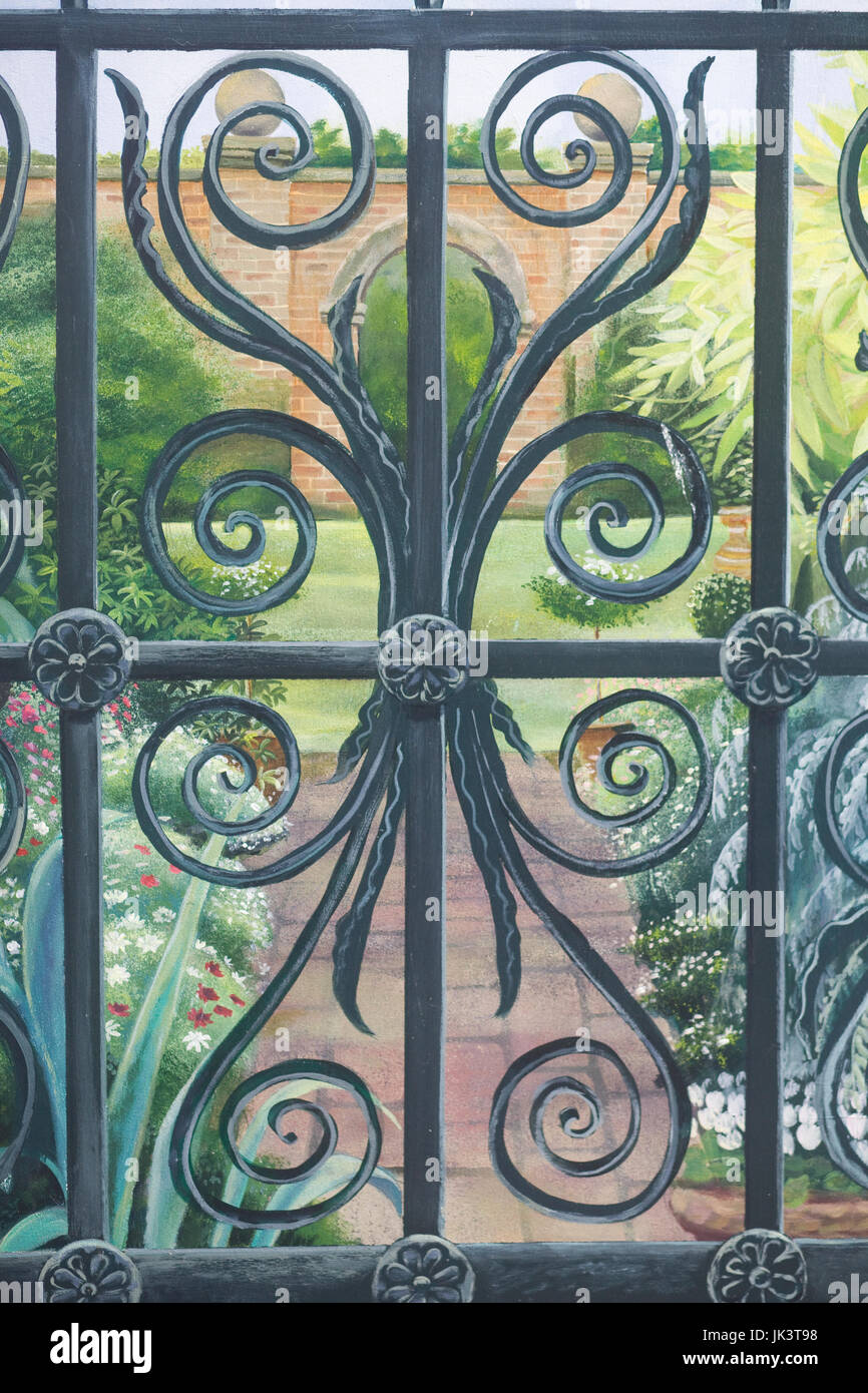 Exotic trompe-l'oeil garden wall • GRAFFITINETWERK