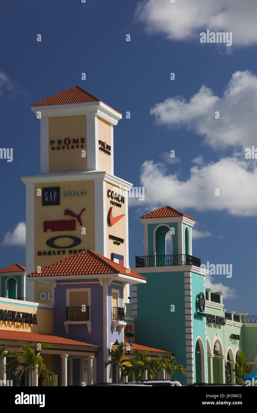 Puerto Rico, North Coast, Barceloneta, Prime Outlet Shopping Mall Stock  Photo - Alamy