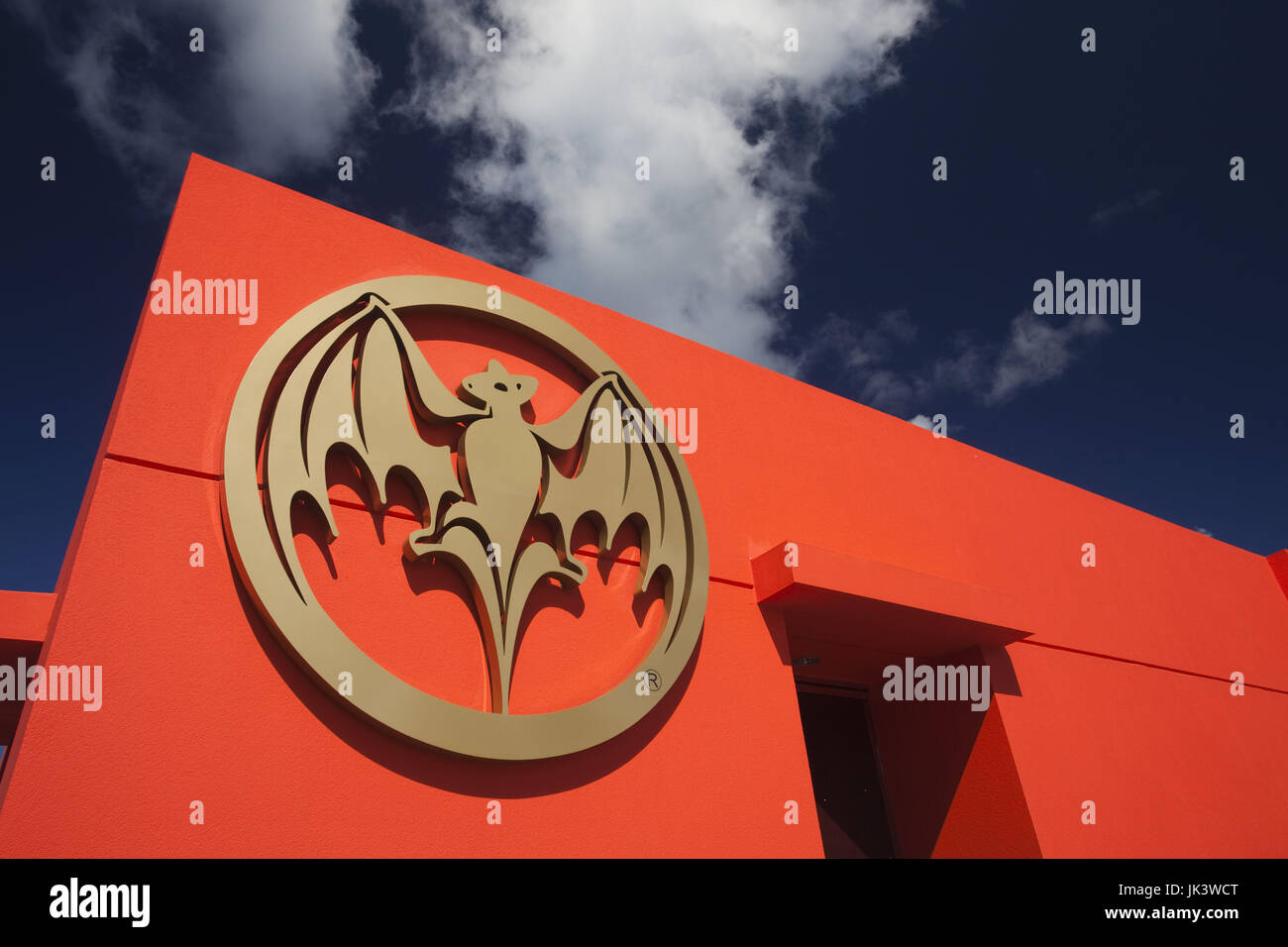 Puerto Rico, San Juan Area, Catano, Bacardi Rum Distillery Stock Photo