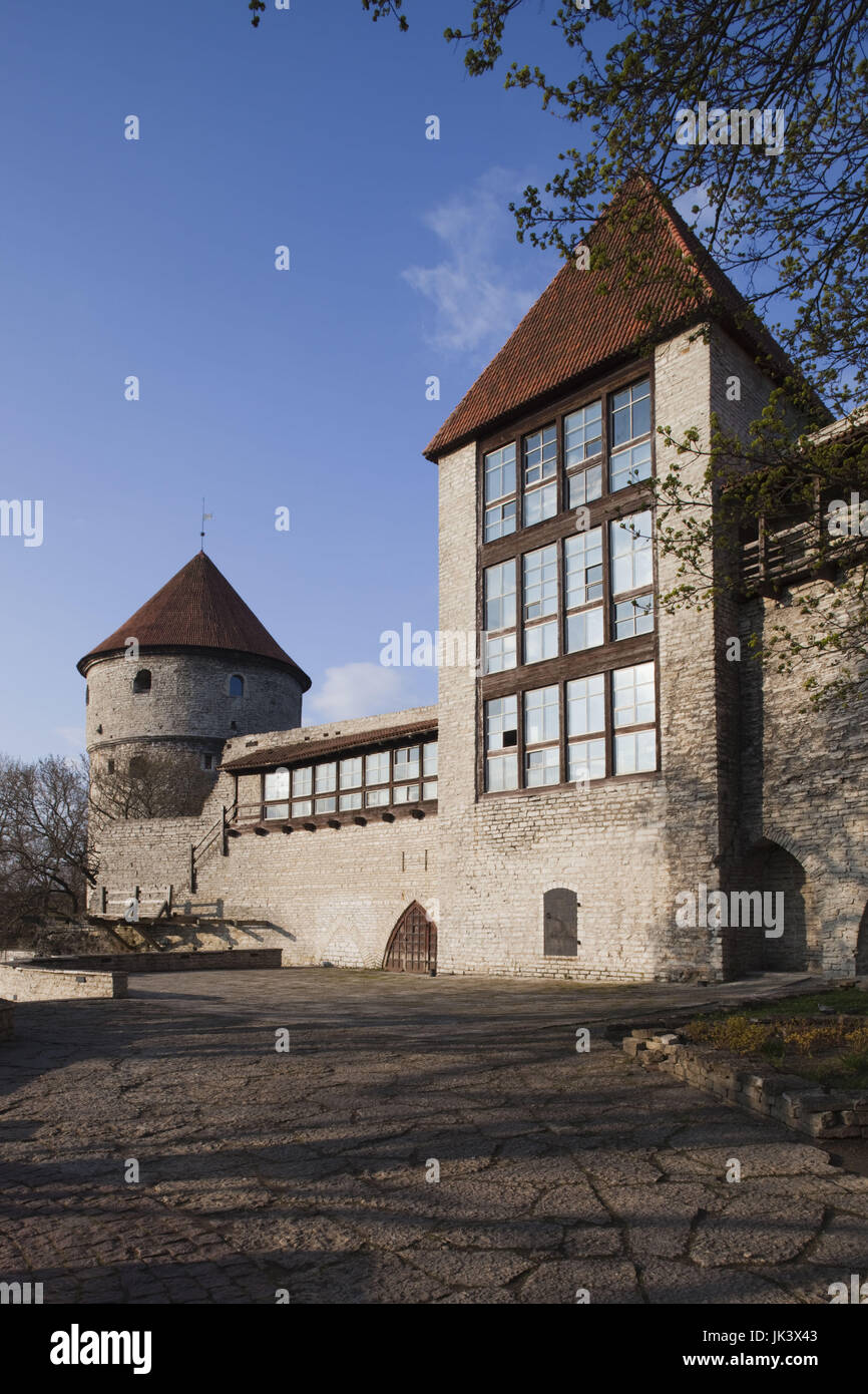 Estonia, Tallinn, Old Town, Danish King's Courtyard Stock Photo