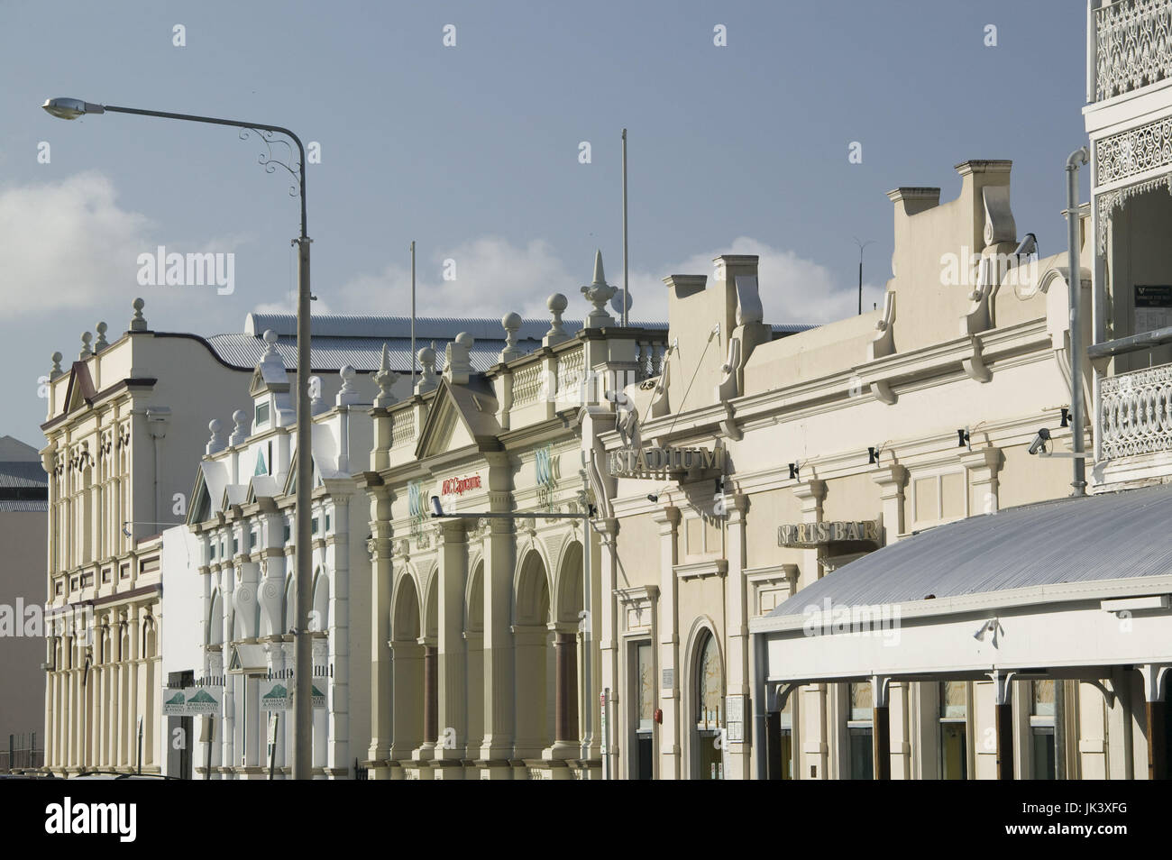 Australia, Queensland, Capricorn Coast, Rockhampton, Historic Buildings along Quay Street, Stock Photo