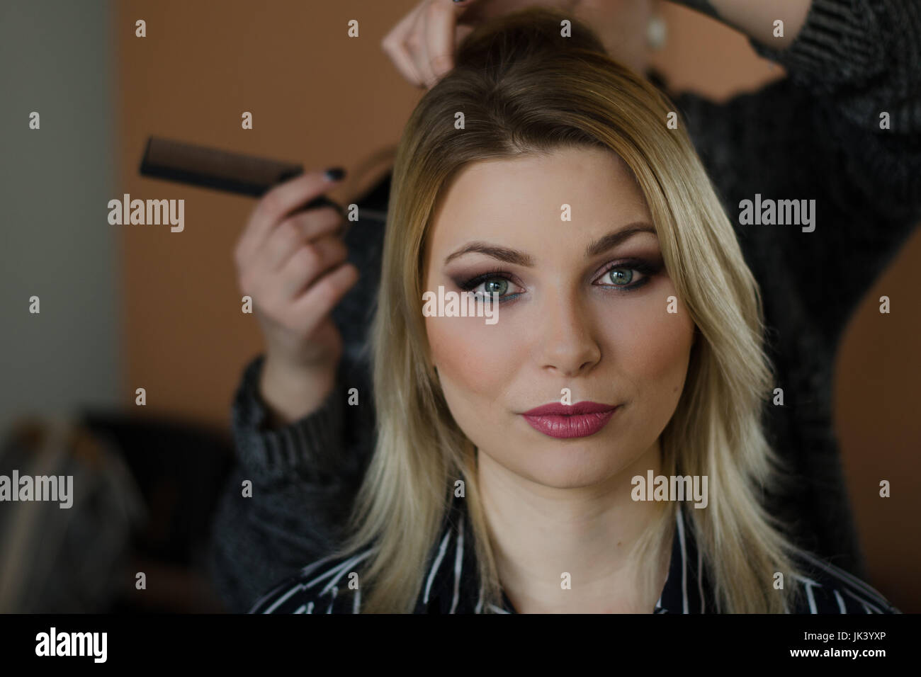 Snaps from a beauty salon Stock Photo