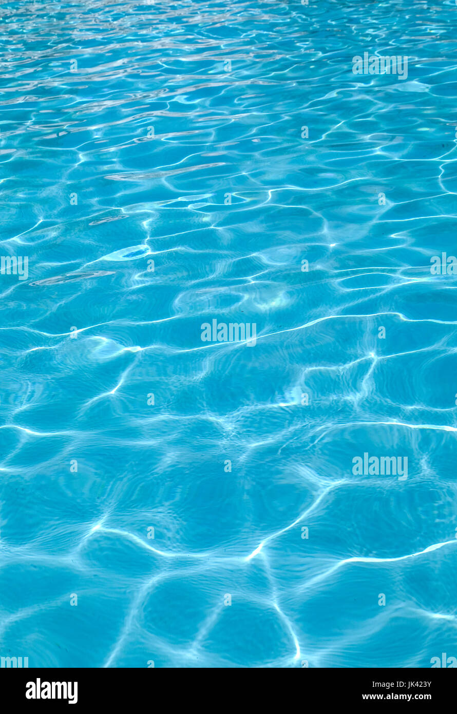 Shimmering blue water Stock Photo