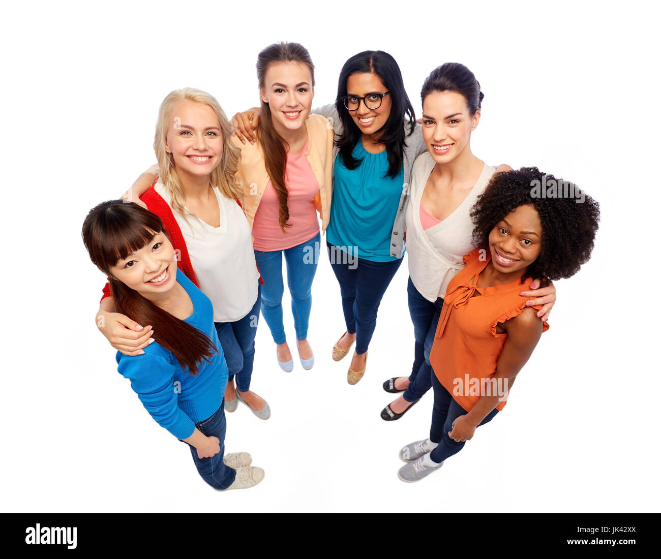 Group of women hugging hi-res stock photography and images - Alamy