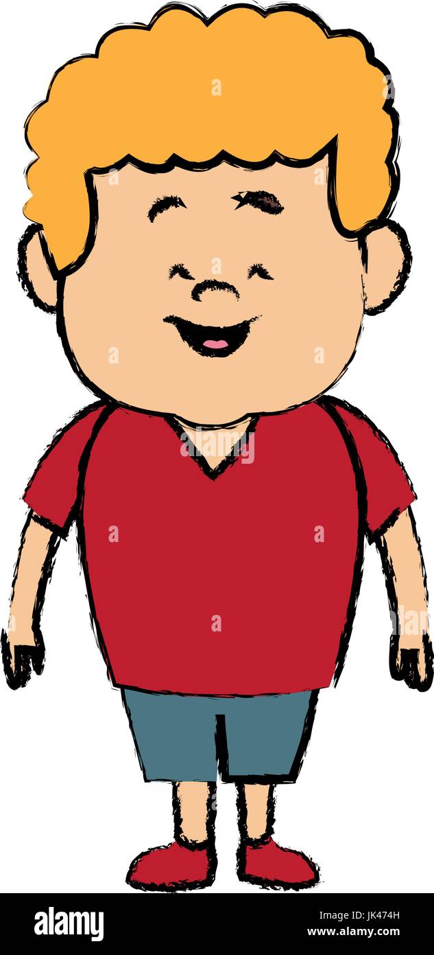 little boy child young people character Stock Vector Image & Art - Alamy