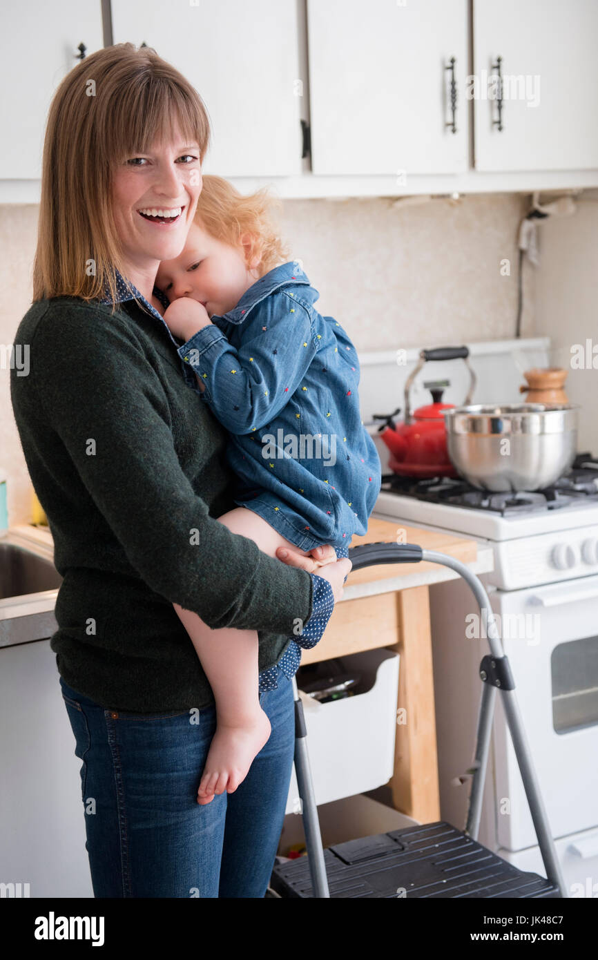 Cute  immature sucks his dong in the kitchen