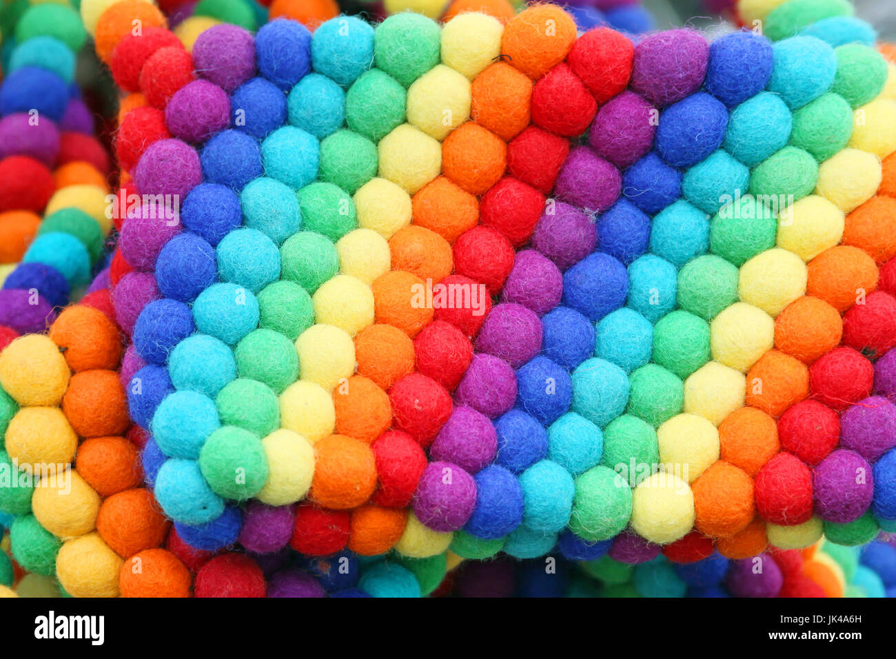 Rainbow cotton balls hi-res stock photography and images - Alamy