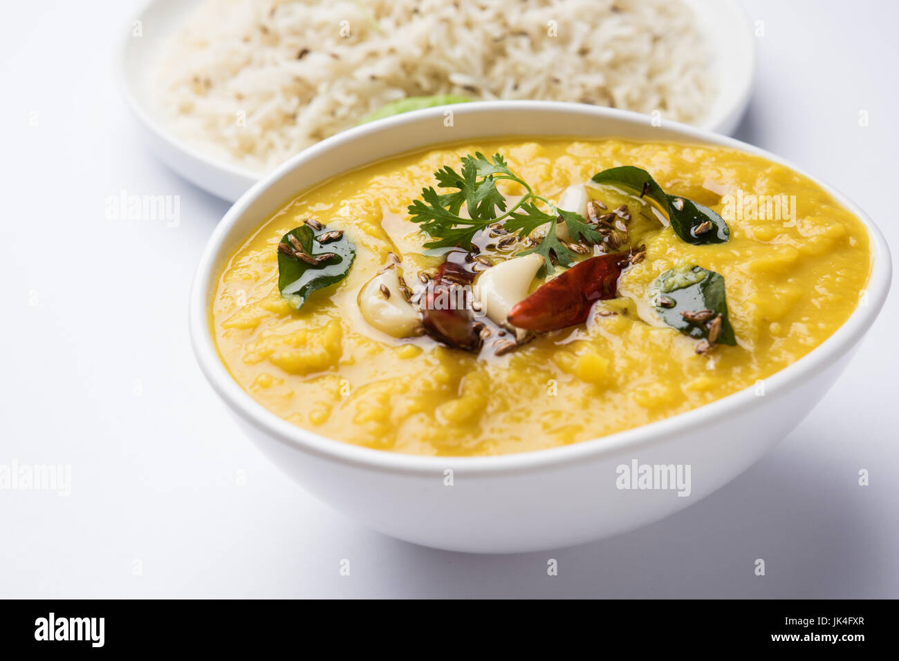 dal fry or dal tadka masala popular indian main course dish served with