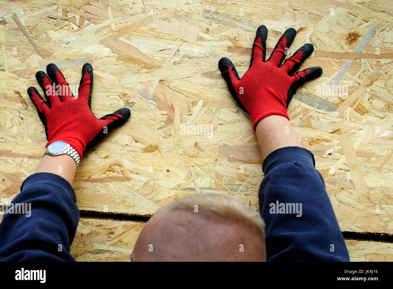 constructions, wood, wooden, work, walls, job, plates, human, people, practical, hands, safety, hygiene, keeps, Stock Photo
