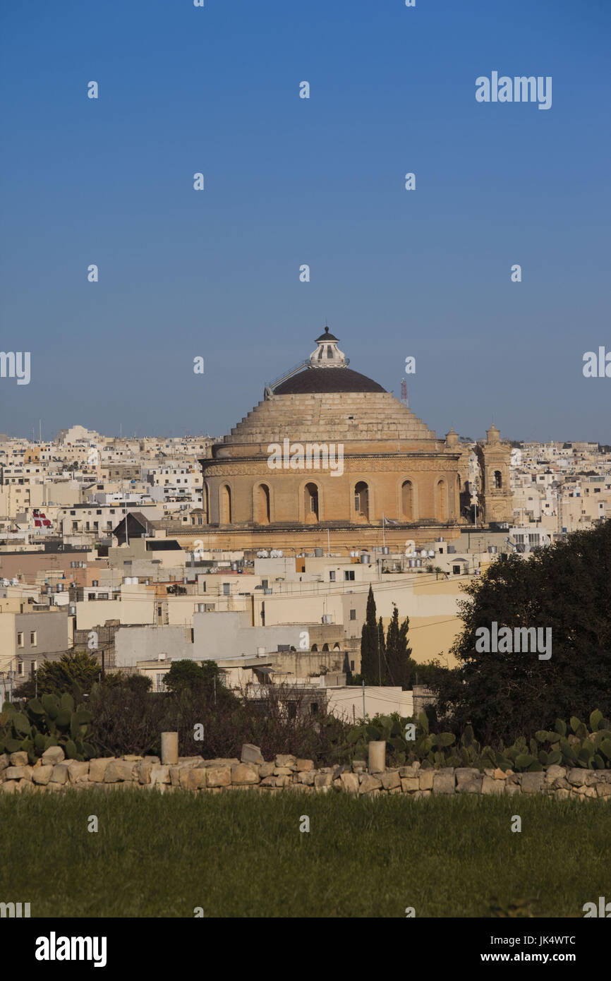 Malta, Central, Mosta, Mosta Dome church, exterior Stock Photo Alamy
