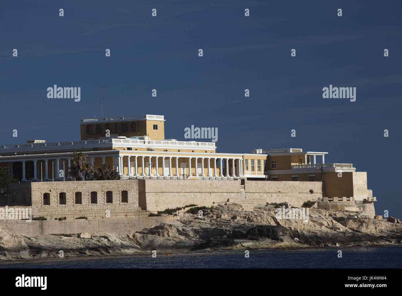 Malta, Valletta, Paceville, Villa Dragonara Casino Stock Photo