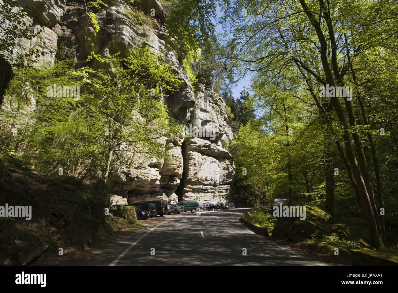 Luxembourg, Petite-Suisse, Echternach, rock formations of Luxembourg's  Pettite Suisse, mini-Switzerland Stock Photo - Alamy