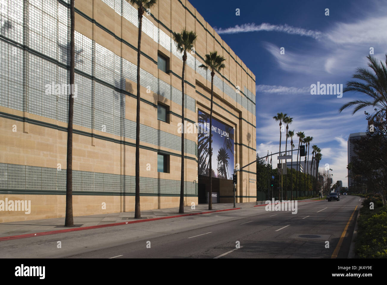 USA, California, Los Angeles, Miracle Mile District, Los Angeles County Museum of Art, LACMA Stock Photo