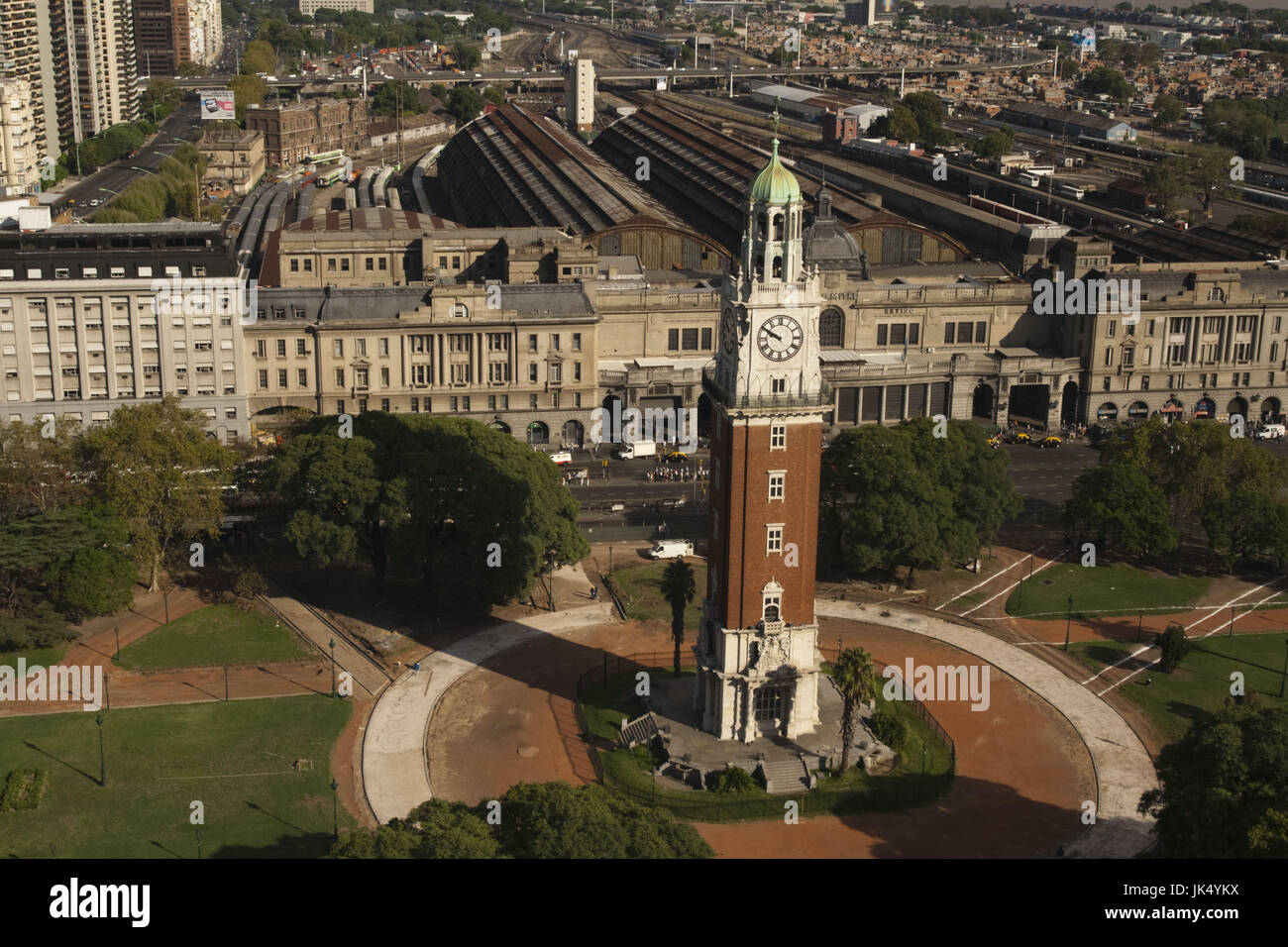 Torre Monumental (Torre de los Ingleses - English tower) and Retiro railway  station, Buenos Aires, Argentina Stock Photo - Alamy