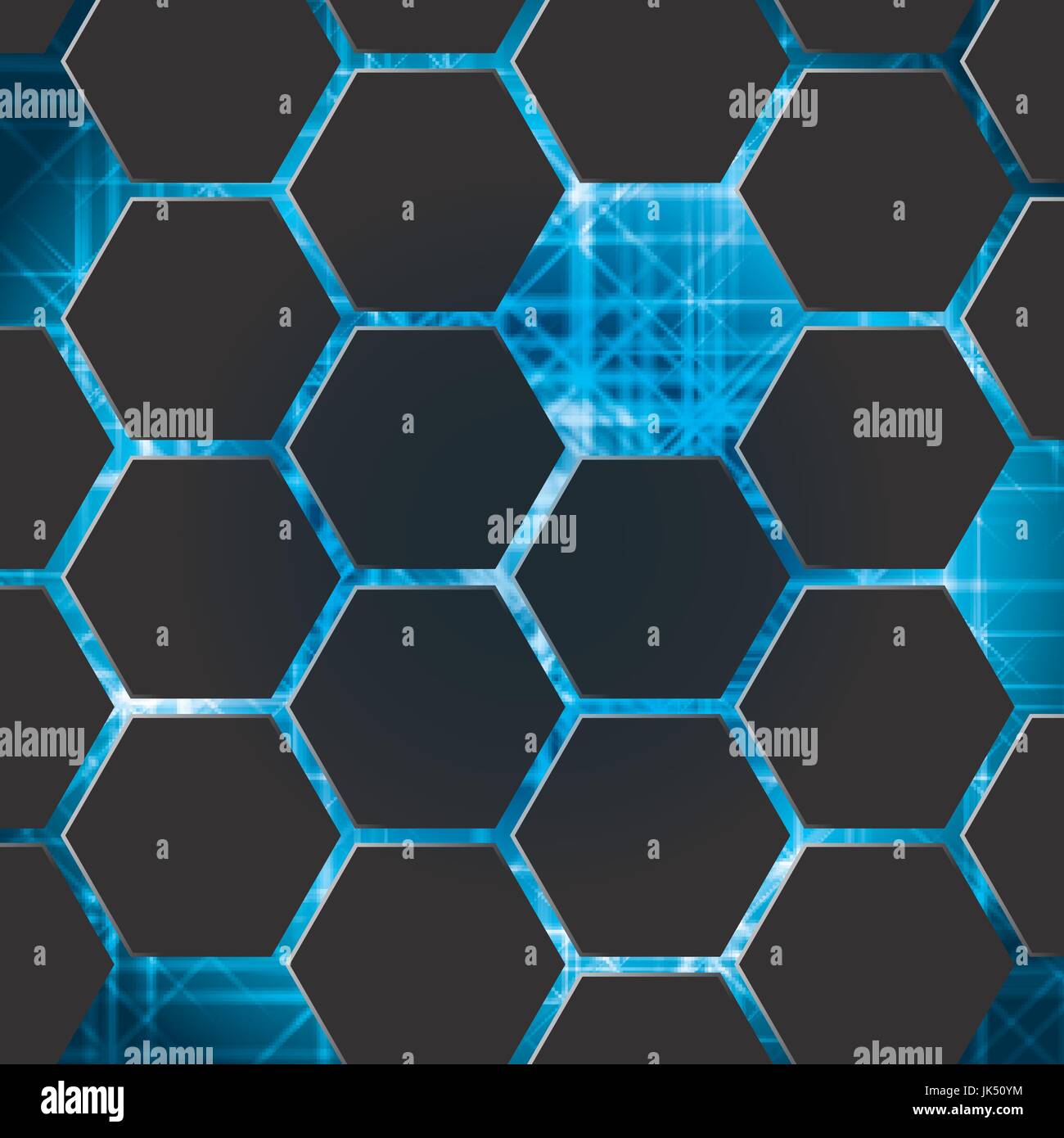 hexagon background shiny blue light Stock Vector Image & Art - Alamy