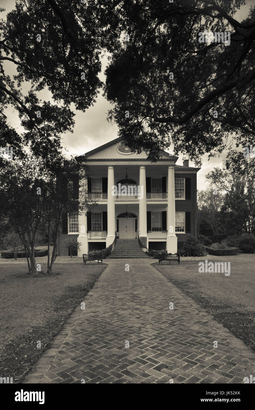 USA, Mississippi, Natchez, Rosalie, Natchez Historic Home Stock Photo