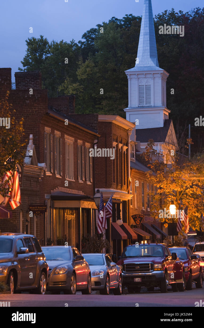 USA, Tennessee, Jonesborough, Oldest town in Tennessee, Main Street