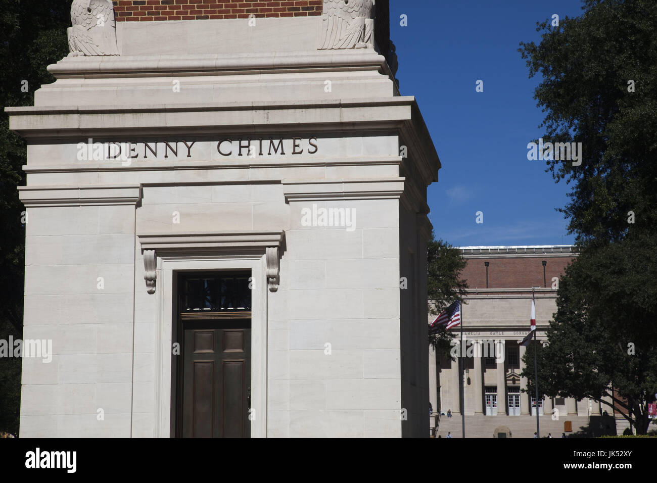 USA, Alabama, Tuscaloosa, University of Alabama, the Denny Chimes Stock Photo