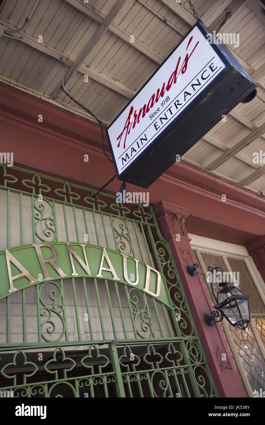 Arnauds french restaurant hi-res stock photography and images - Alamy