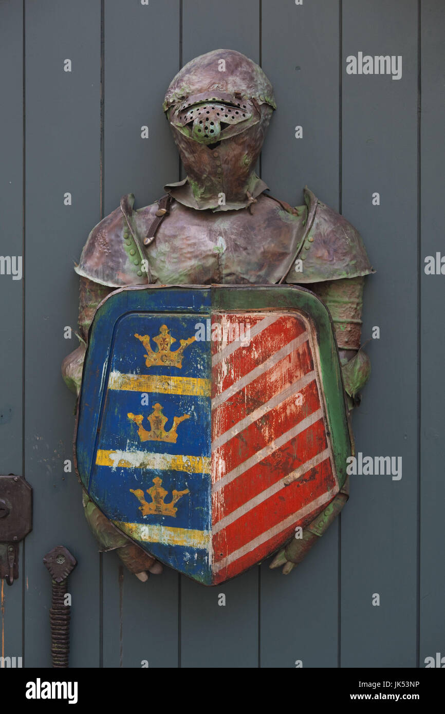Estonia, Tallinn, Toompea area, souvenir suits of armor Stock Photo