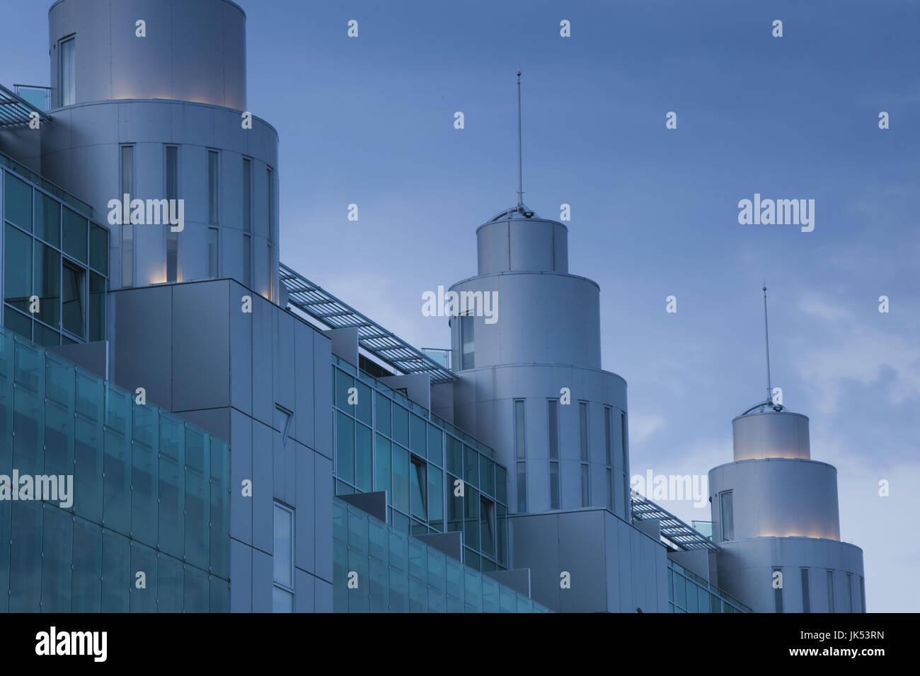 Estonia, Tallinn, New Town, Foorum Shopping Mall building on Narva