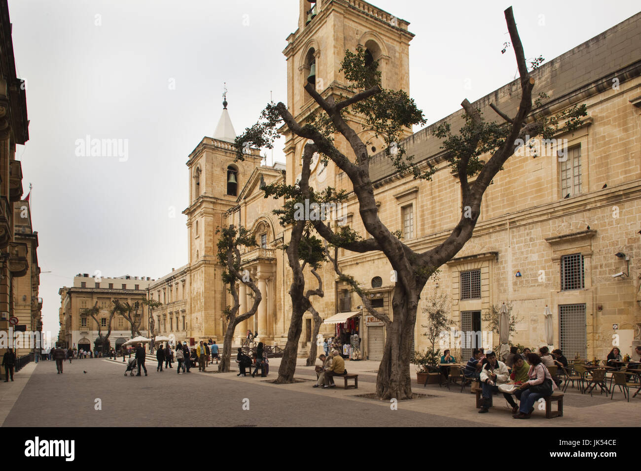 Malta, Valletta, St. John's Co-Cathedral, exterior Stock Photo