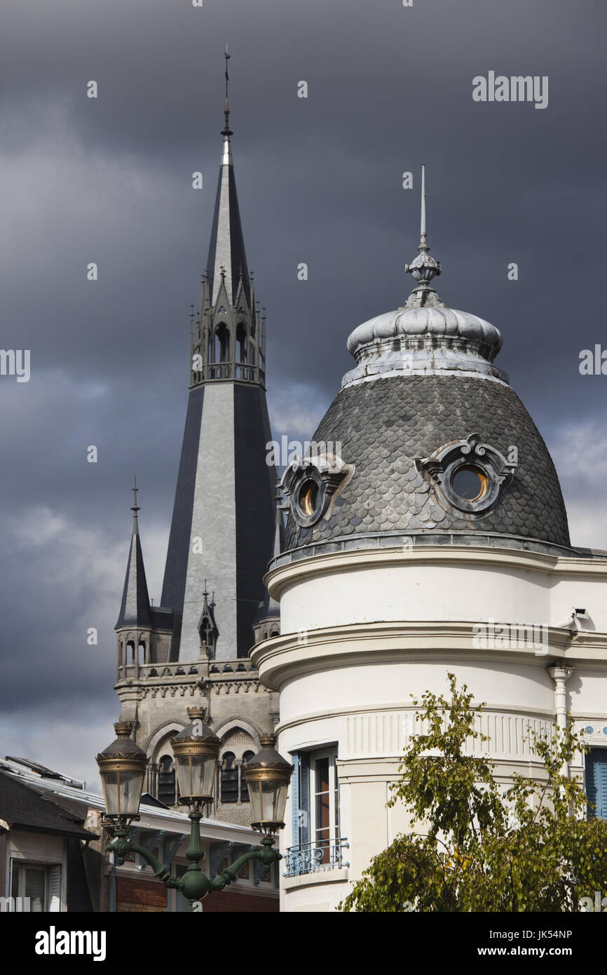 France, Marne, Champagne Region, Epernay, town detail Stock Photo
