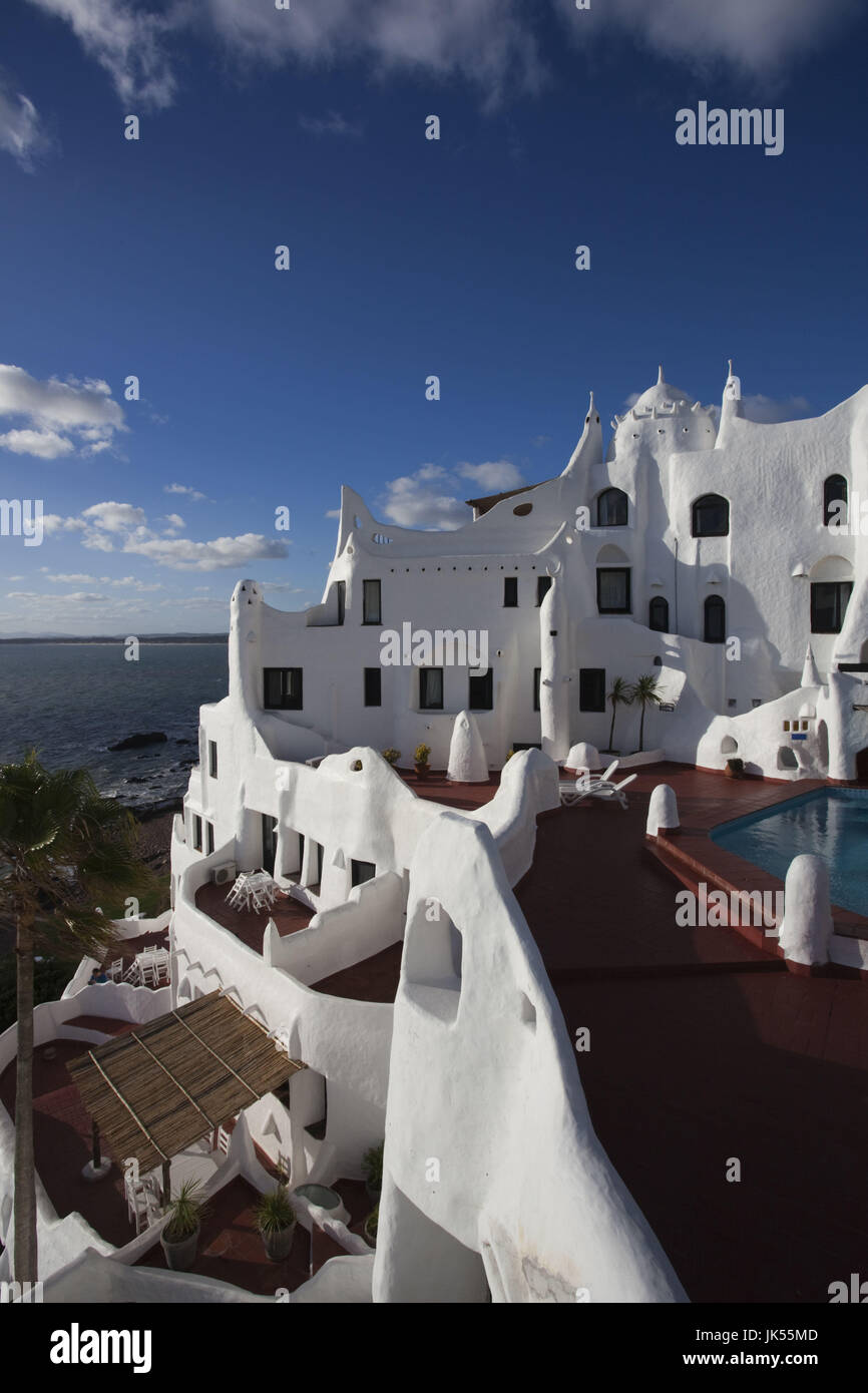 Uruguay, Punta del Este area, Punta Ballena, Casapueblo, hotel and art gallery of artist Carlos Paez Vilaro Stock Photo