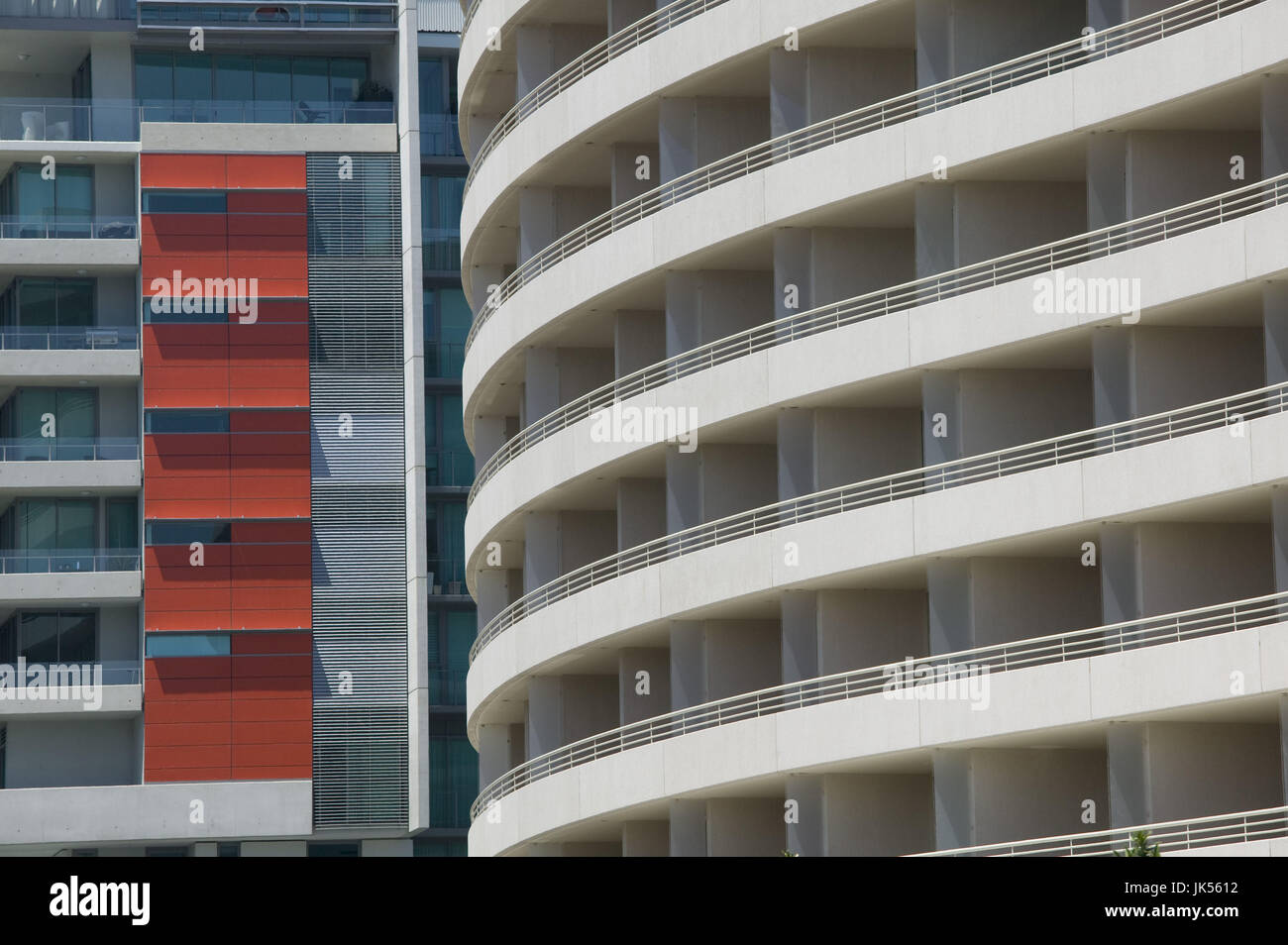 Australia, Queensland, Brisbane, Southbank District, Saville Hotel and Rydges Hotel, Stock Photo