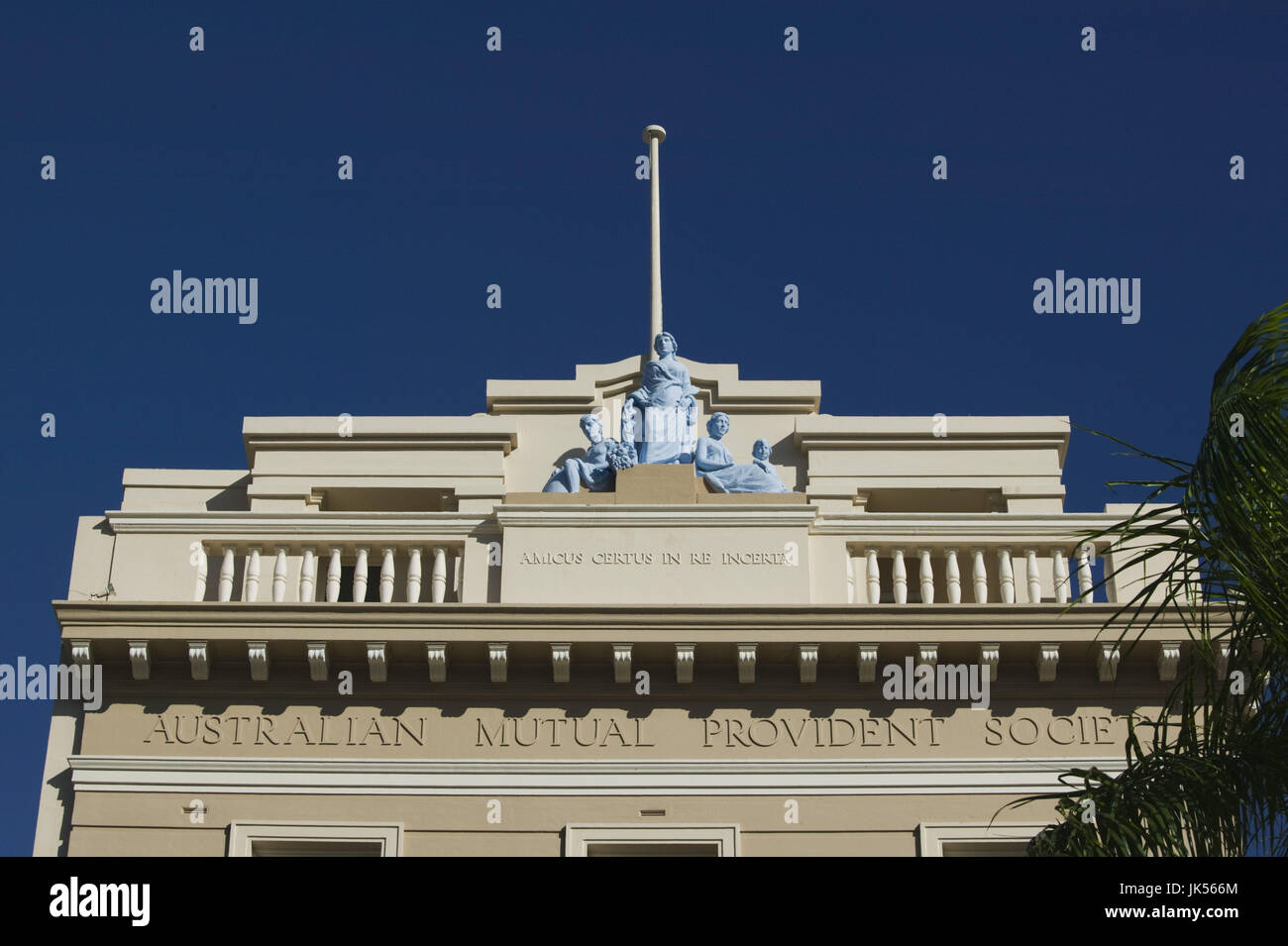 Australia, Queensland, North Coast, Townsville, Downtown Townsville, Late 18th century Building along Flinders Street Mall, Stock Photo