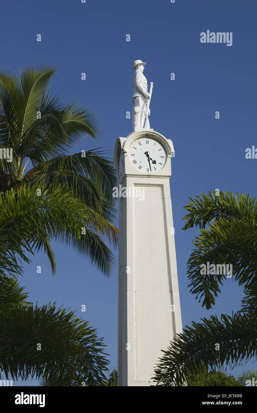 Australia, Queensland, North Coast, Cairns, Esplanade Park Clock Tower