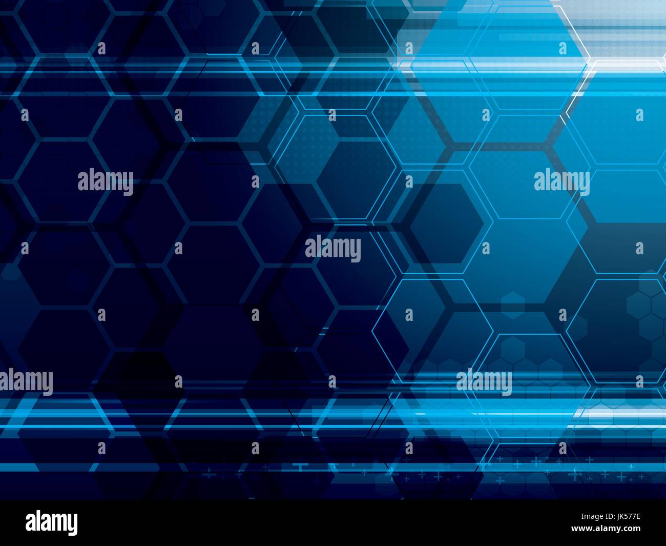 abstract technology background with hexagons Stock Vector Image & Art ...
