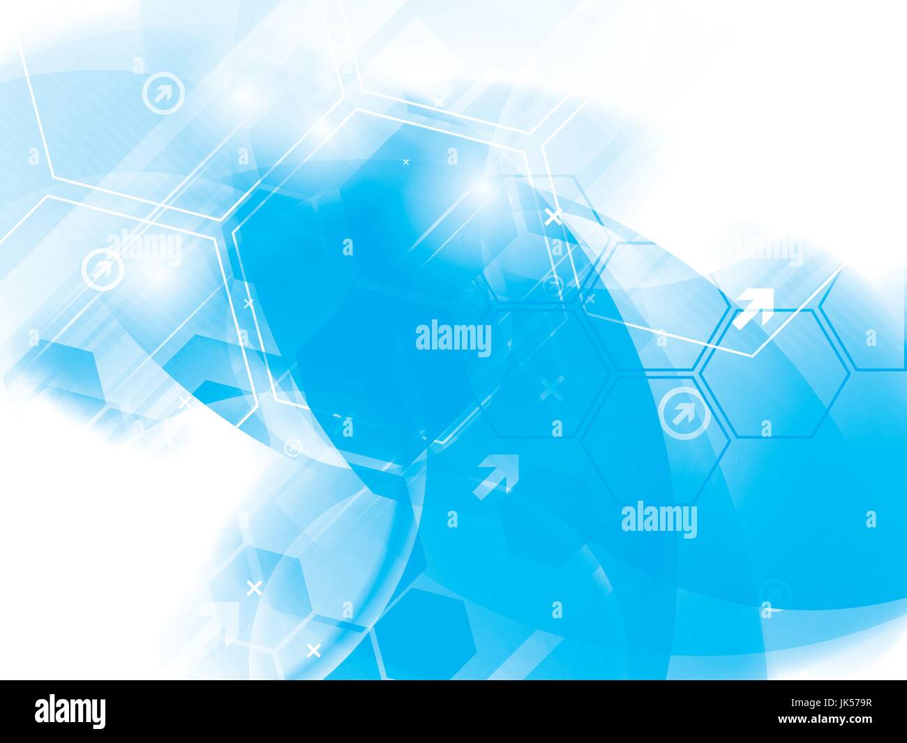 abstract technology background with hexagons Stock Vector Image & Art ...