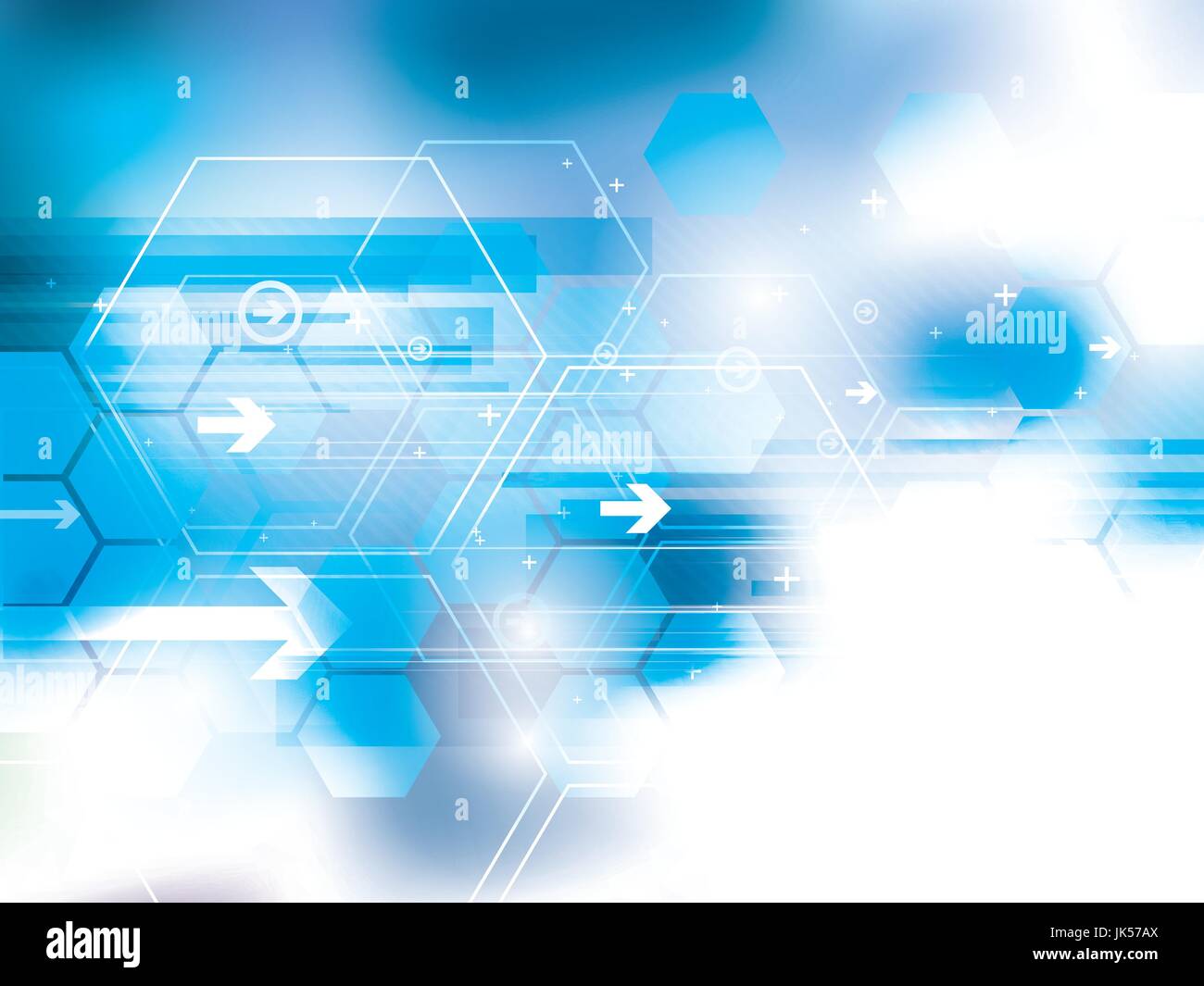 abstract technology background with hexagons Stock Vector Image & Art ...