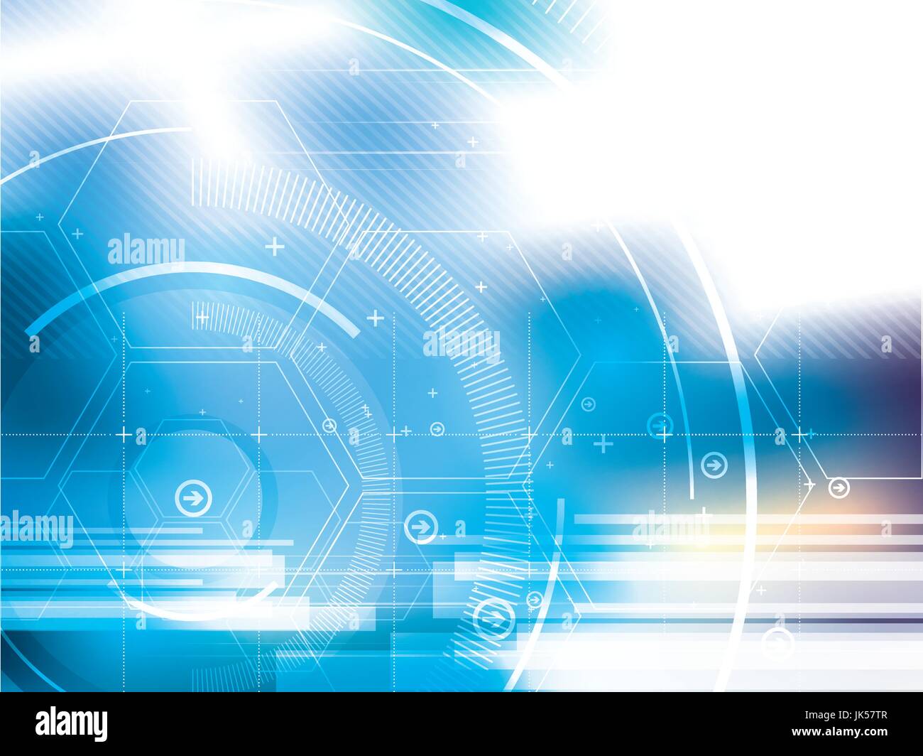 abstract technology background with hexagons Stock Vector Image & Art ...