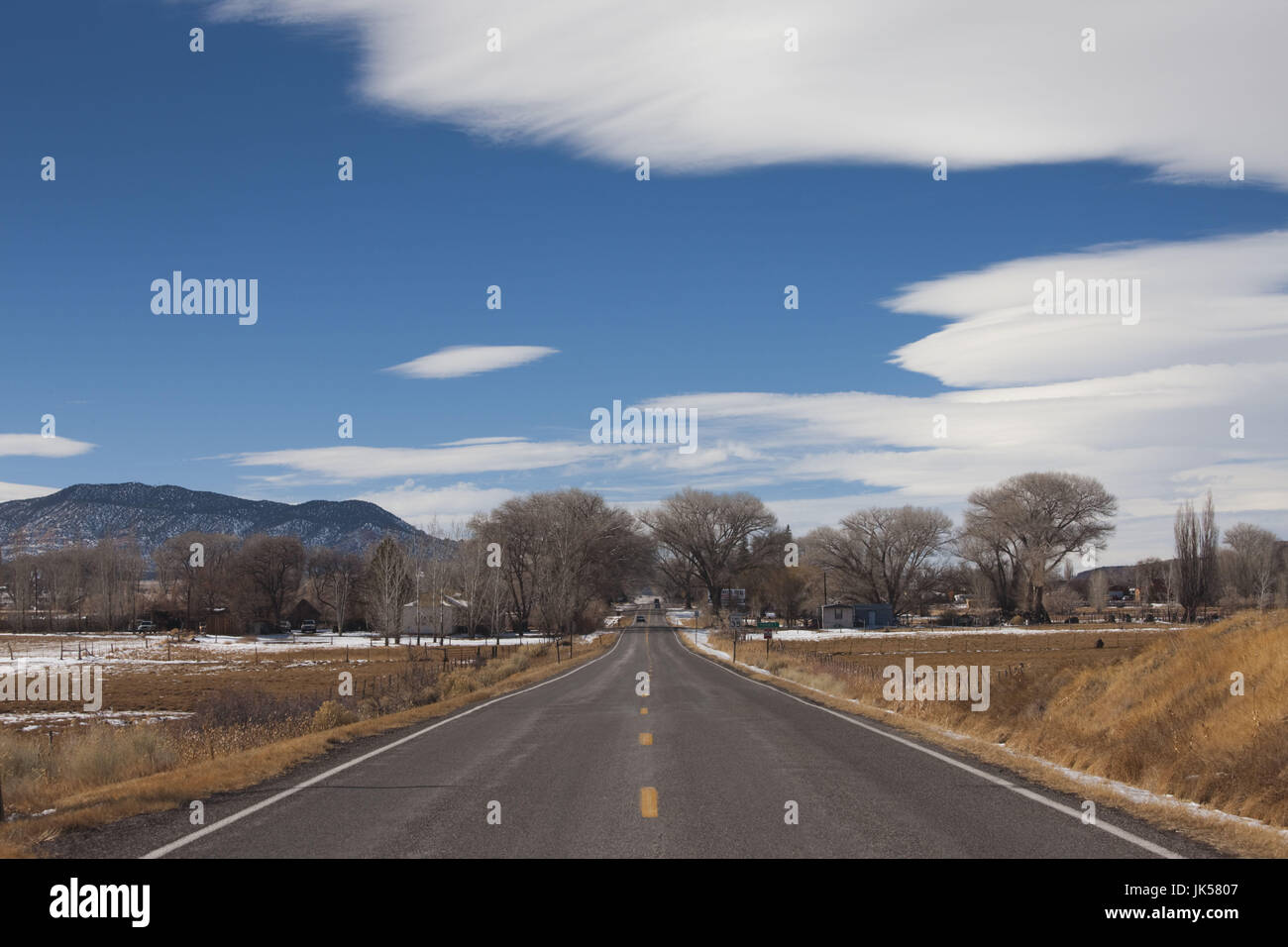 USA, Utah, Torrey, Rt. 24, winter Stock Photo Alamy