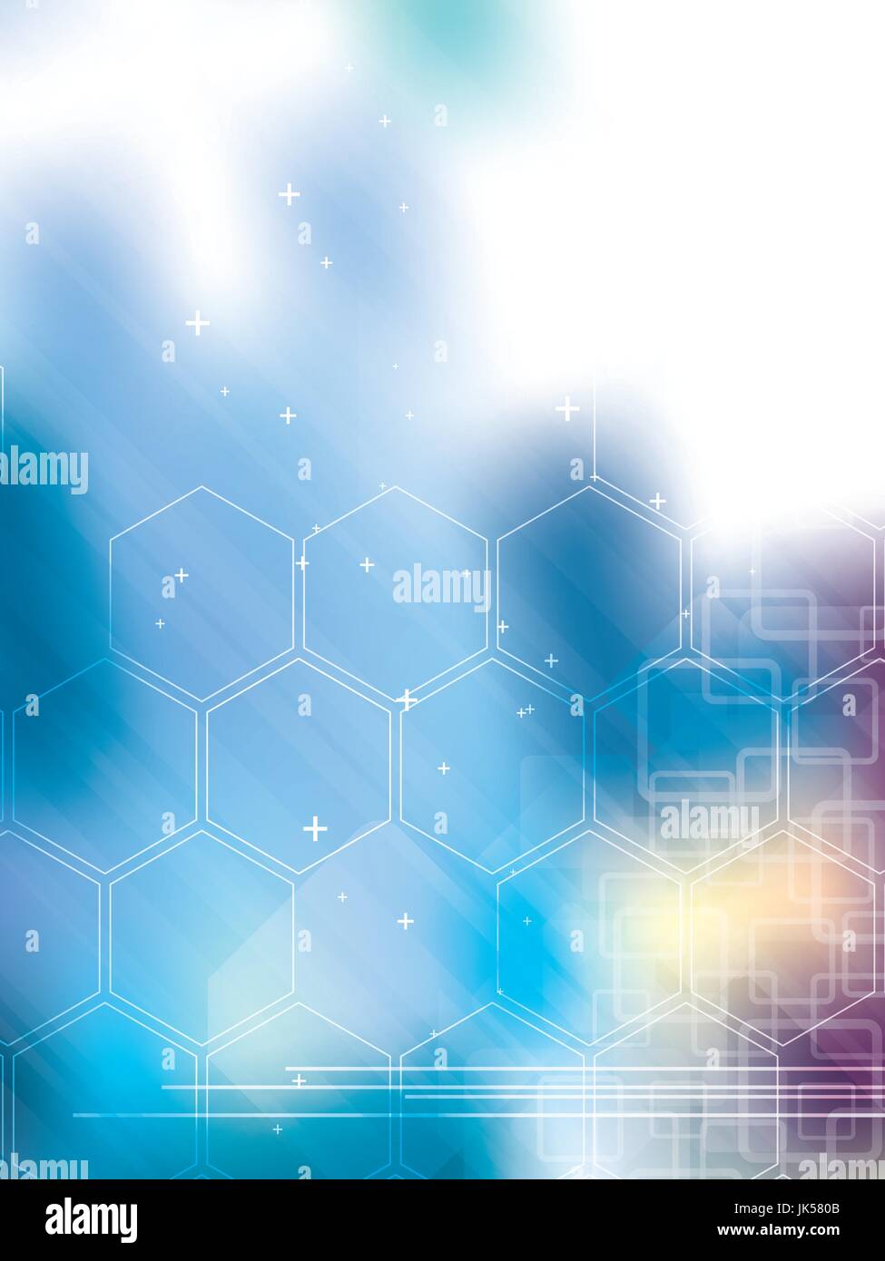 abstract technology background with hexagons Stock Vector Image & Art ...