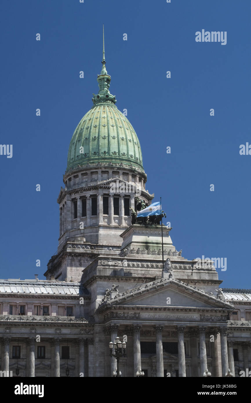 Argentina, Buenos Aires, Palacio del Congreso, government legislature Stock Photo