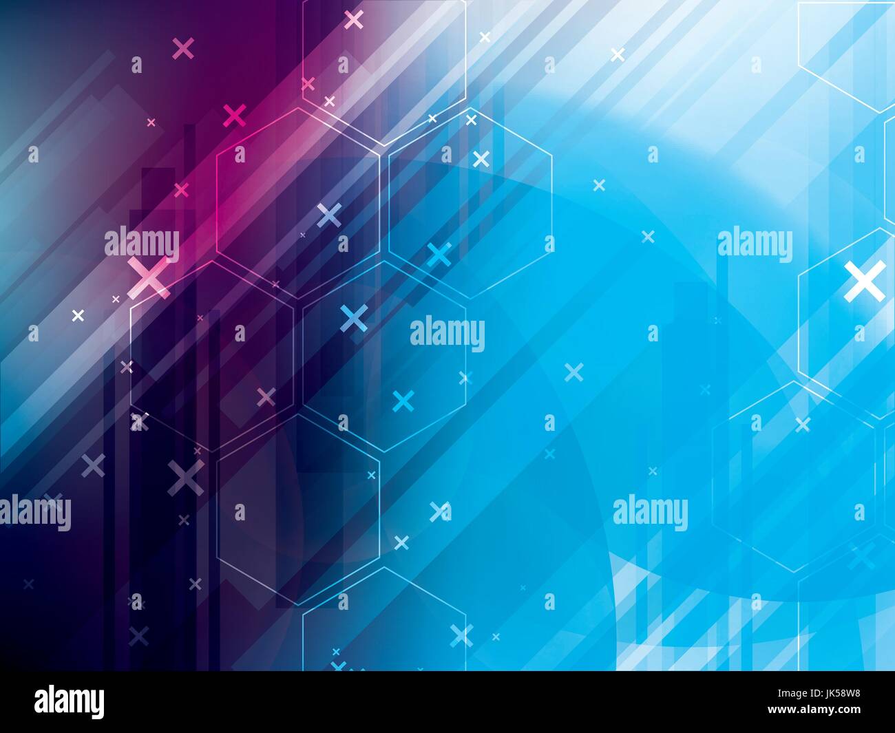 abstract technology background with hexagons Stock Vector Image & Art ...