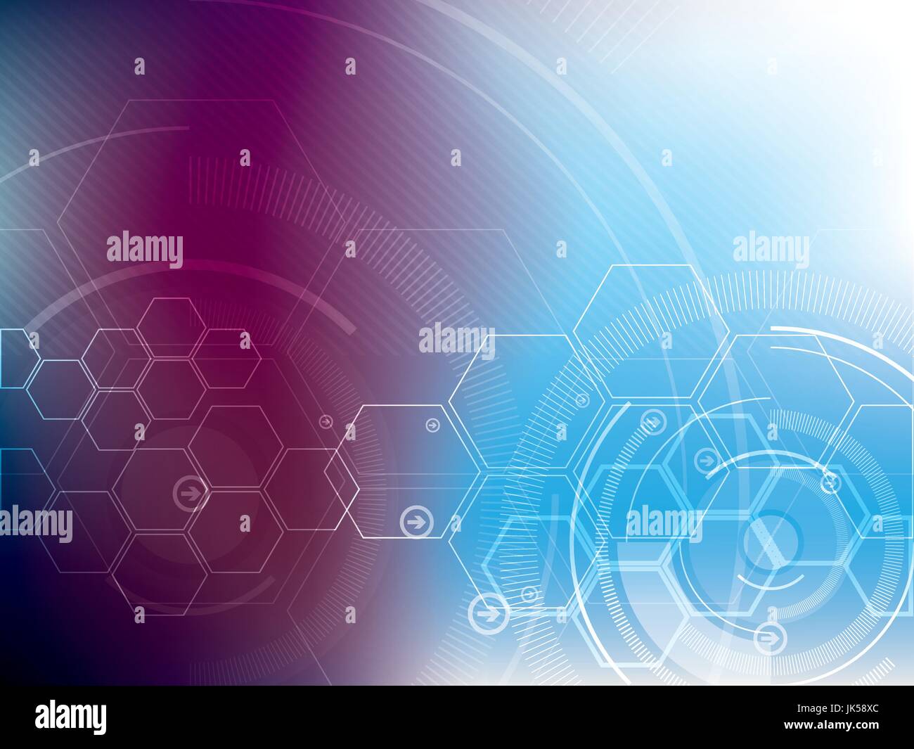 Abstract blue hexagons background Stock Vector Images - Alamy