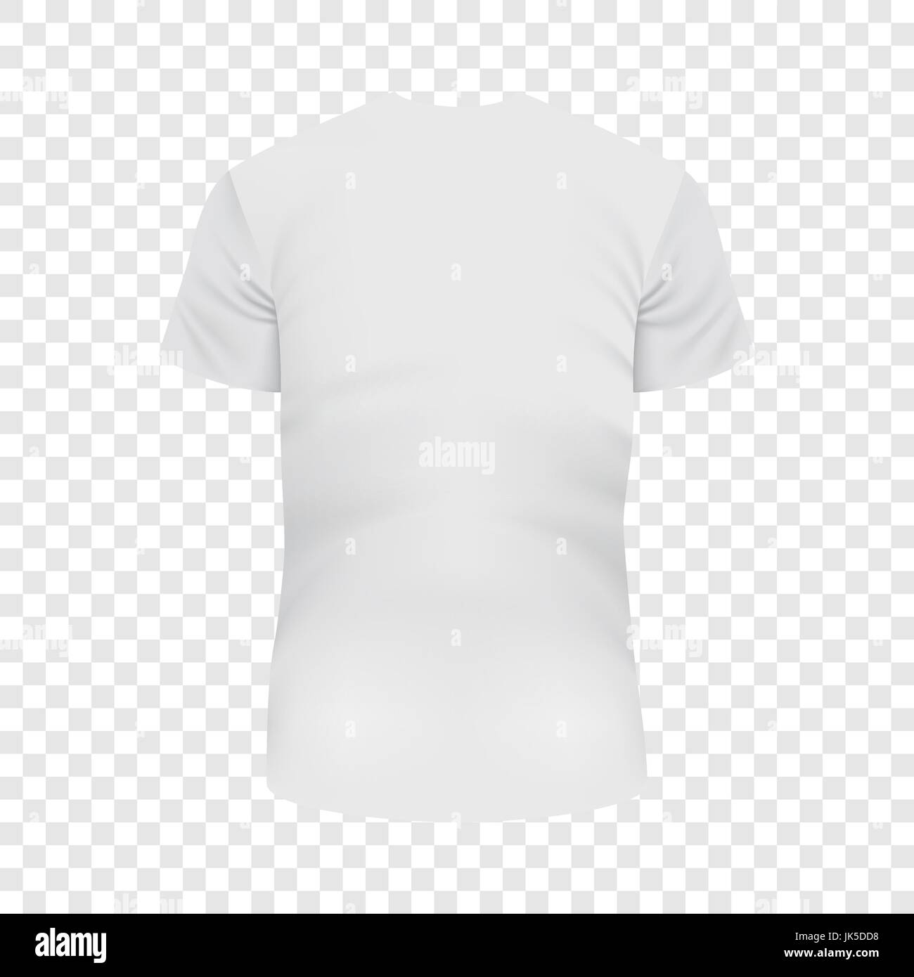 Download Back Of White Tshirt Mockup Realistic Illustration Of Back Of White Tshirt Vector Mockup For Web Stock Vector Image Art Alamy