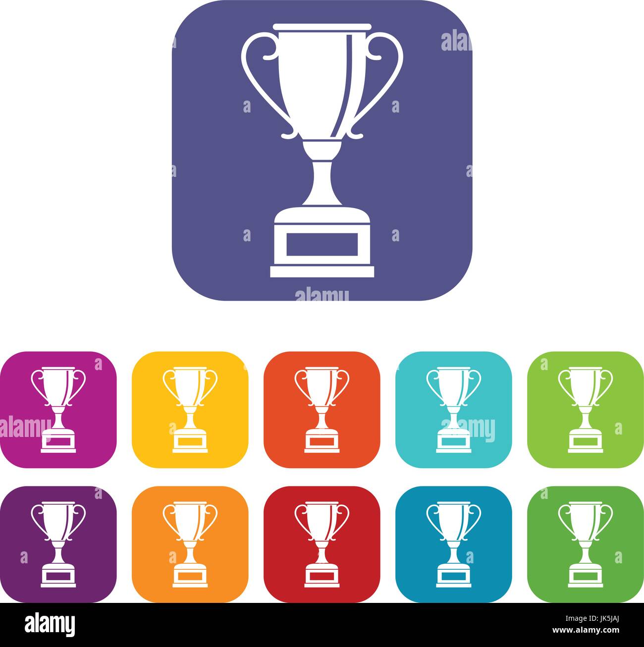 Winning gold cup icons set Stock Vector Image & Art - Alamy
