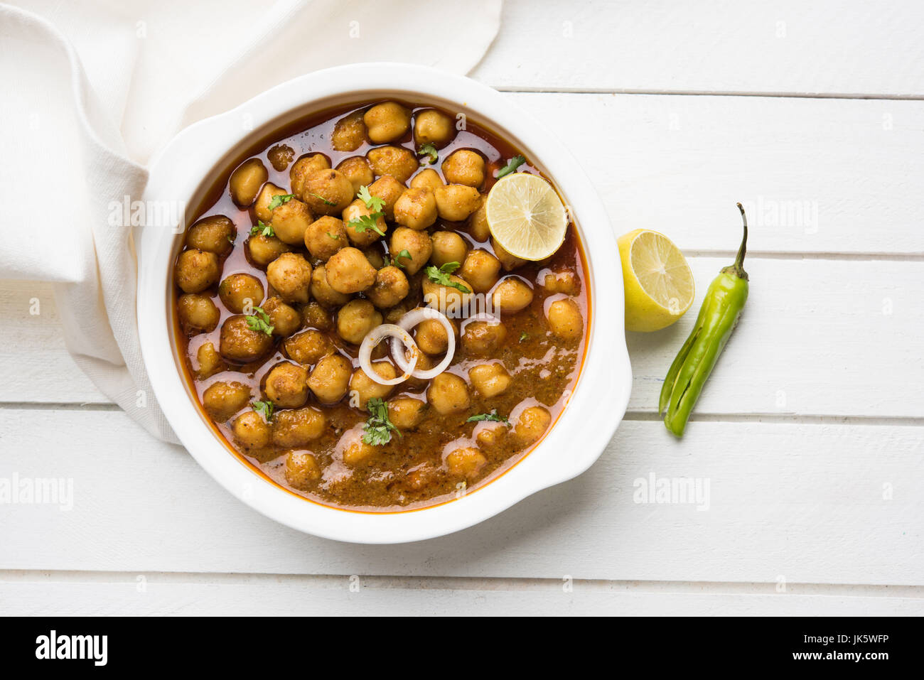 Chickpeas Masala - Chole masala curry ,traditional north indian ...