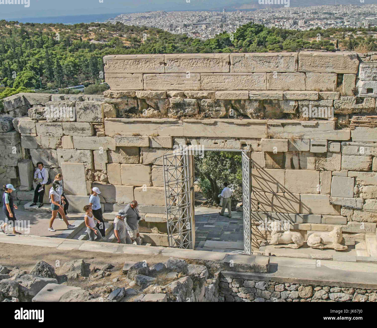 Beule Gate To The Acropolis Athens High Resolution Stock Photography ...