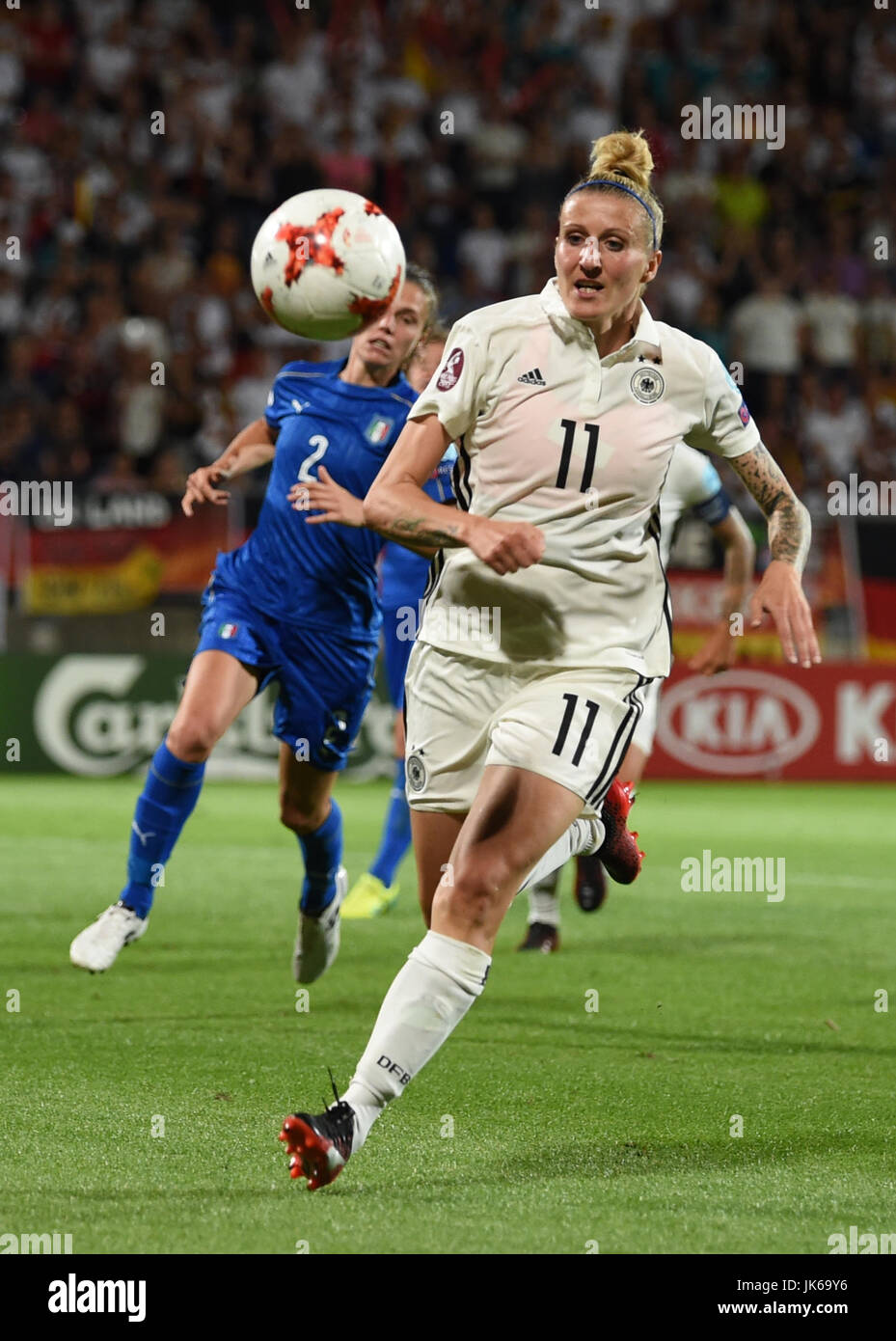 Germany's Anja Mittag in action during the women's European Soccer