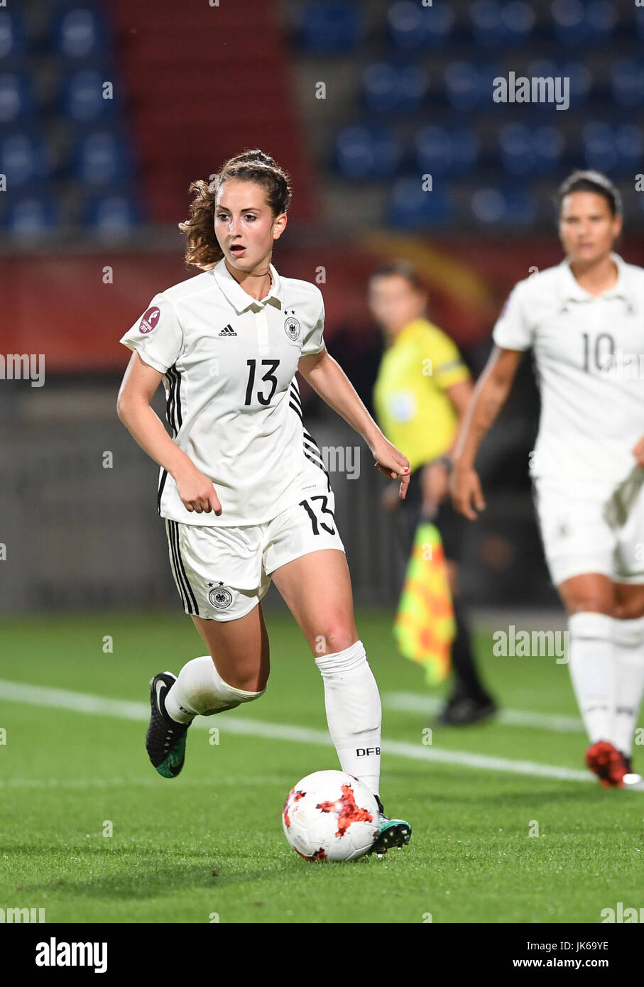 Germany's Sara Daebritz in action during the women's European Soccer