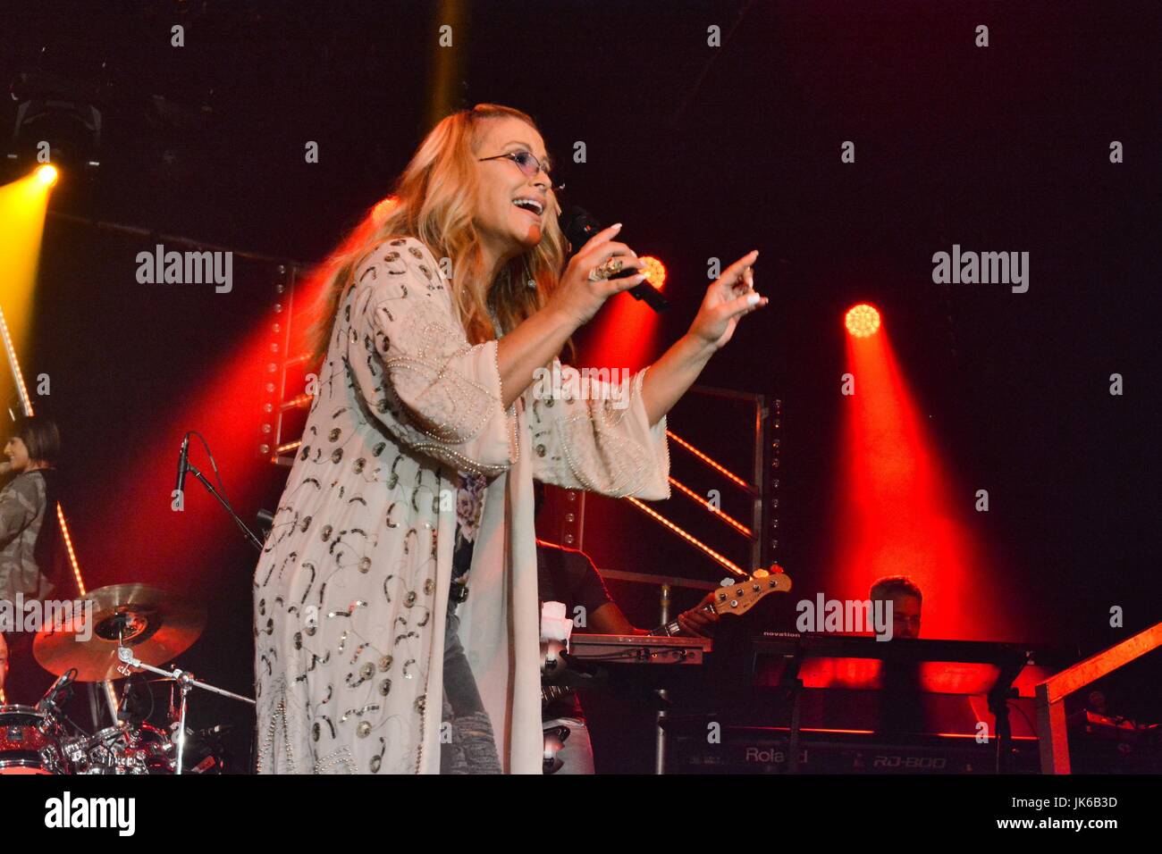 Freiburg, Germany, 21th July 2017, ZMF Zelt-Musik-Festival Featuring Anastacia Credit mediensegel.de/Alamy Live News Stock Photo