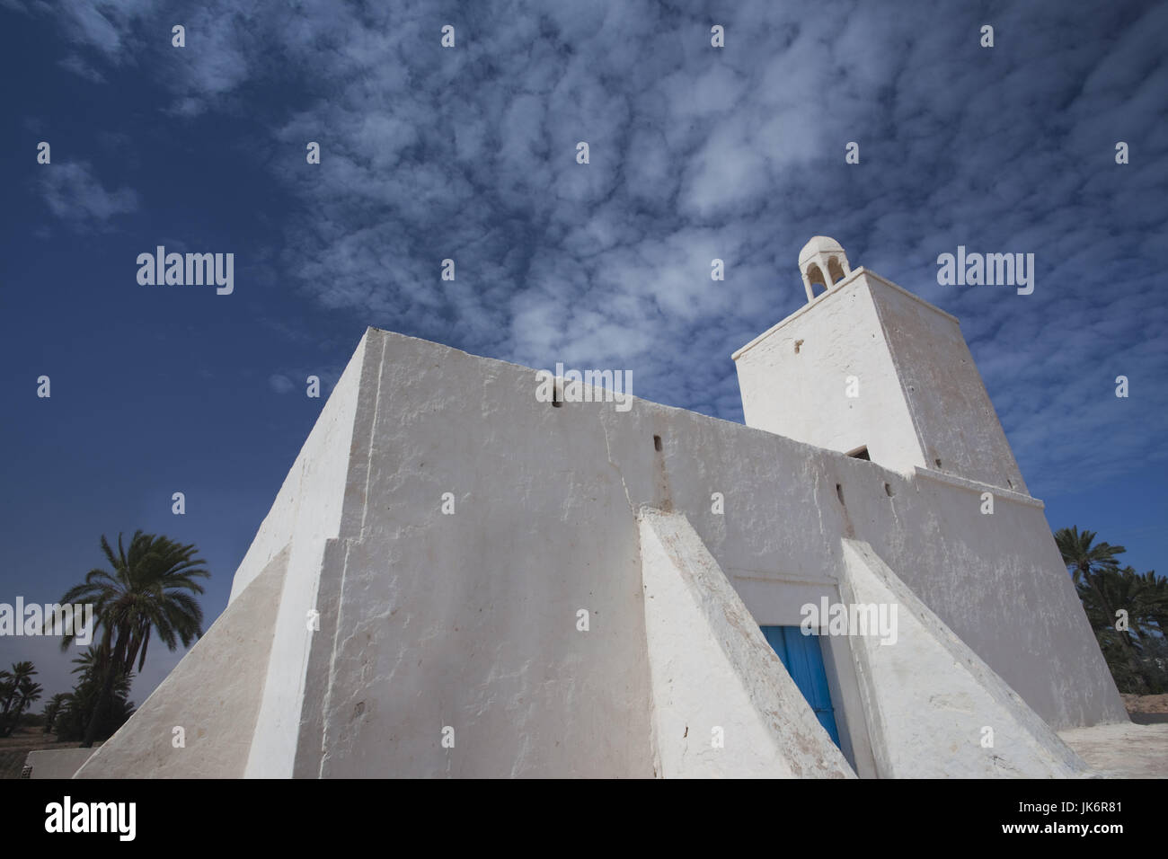 Tunisia Jerba Island Houmt Toujem Small Fortified Mosque Stock Photo Alamy