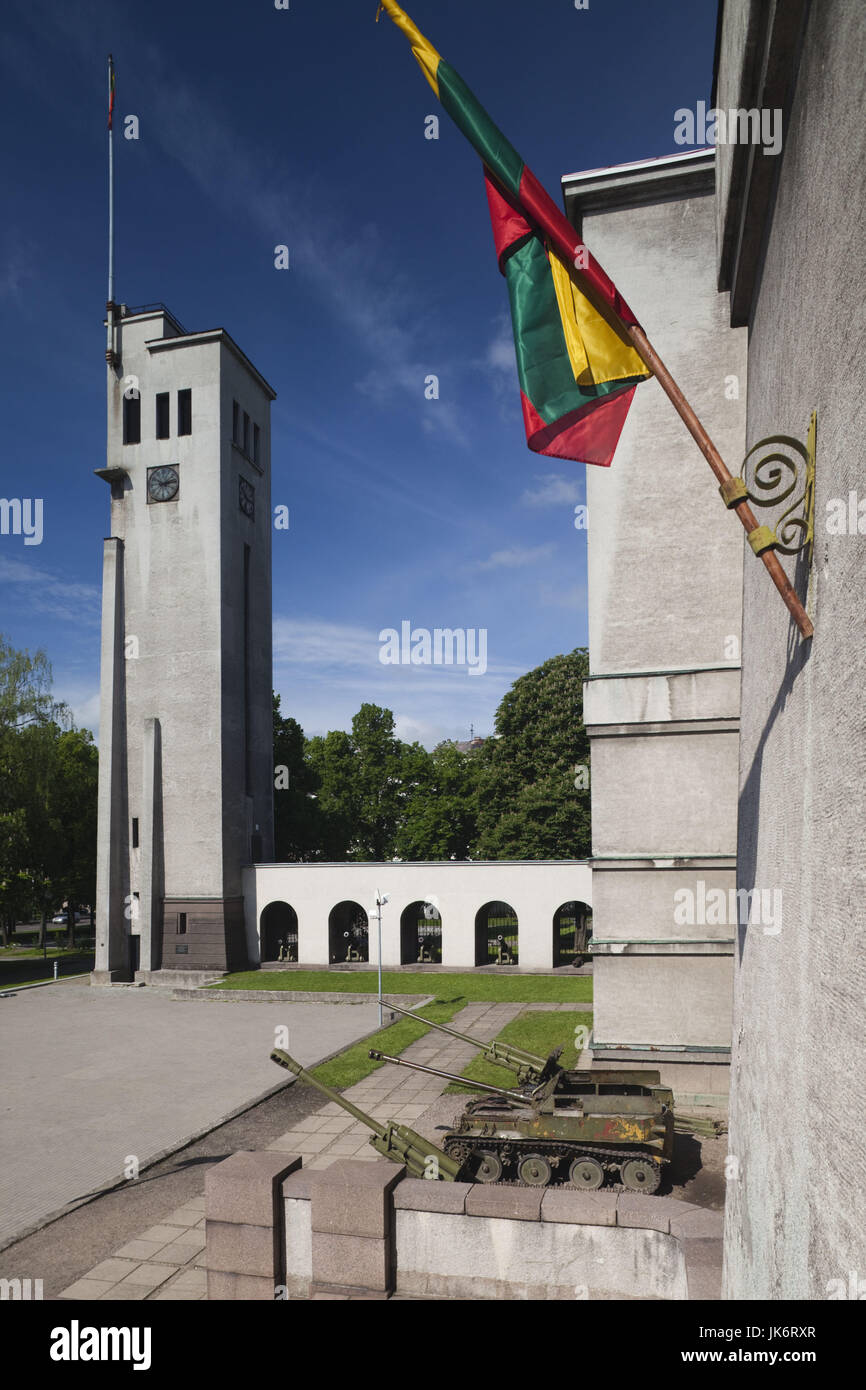 Lithuania, Central Lithuania, Kaunas, Unity Square, clock tower Stock