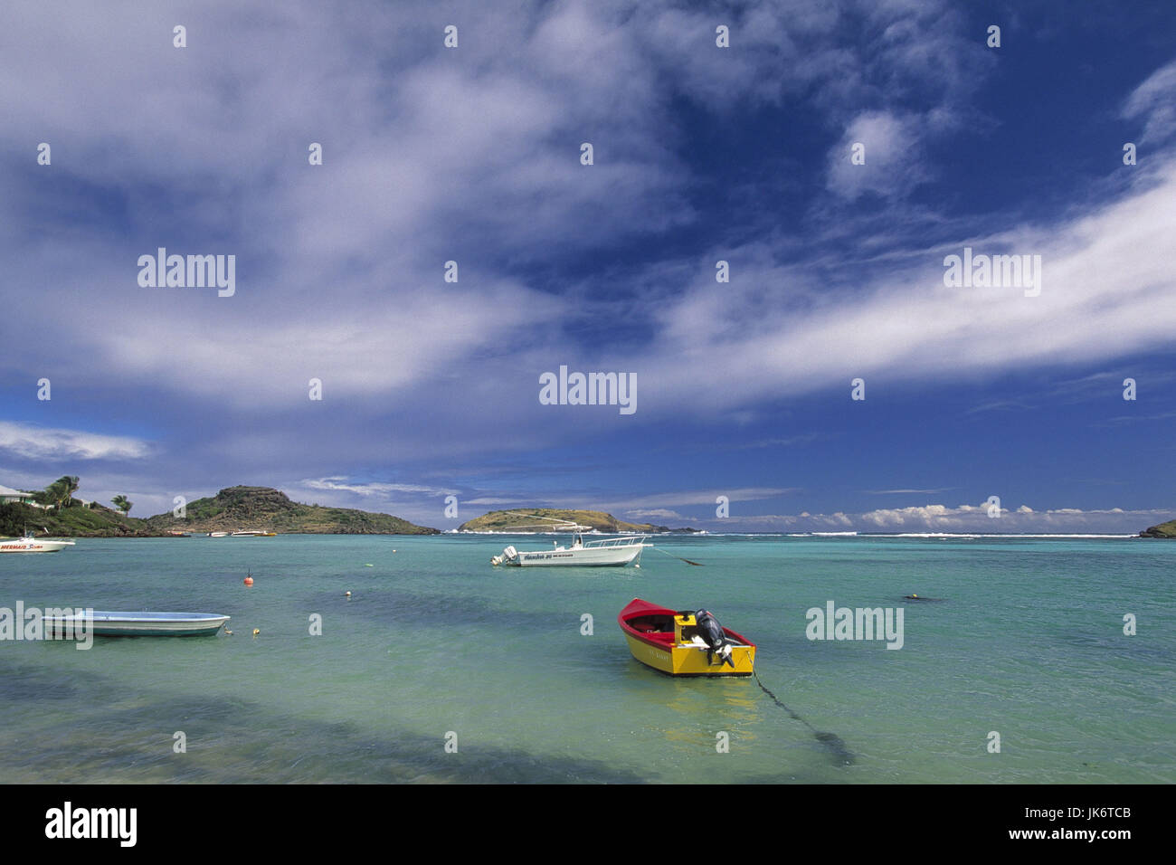 Karibik, Französische Antillen, StBarthelemy, Anse de Grand Cul de Sac